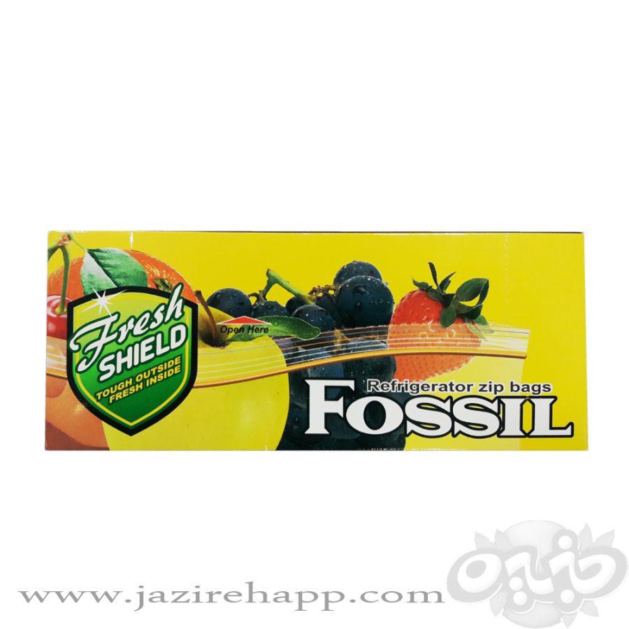 فسیل کیسه فریزر زیپ دار ۱۵*۲۰  40 عددی
