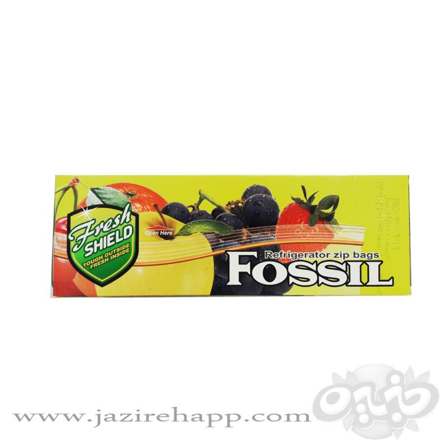 فسیل کیسه فریزر زیپ دار ۱۸*۱۴  40 عددی