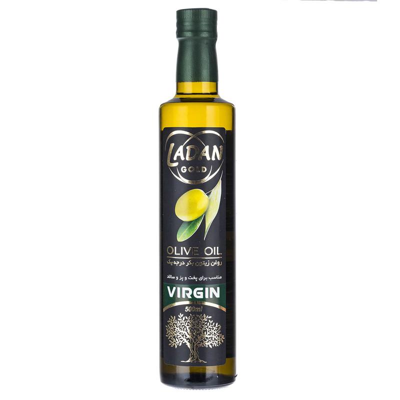 لادن روغن زیتون بکر ۵۰۰ میلی لیتر طلایی