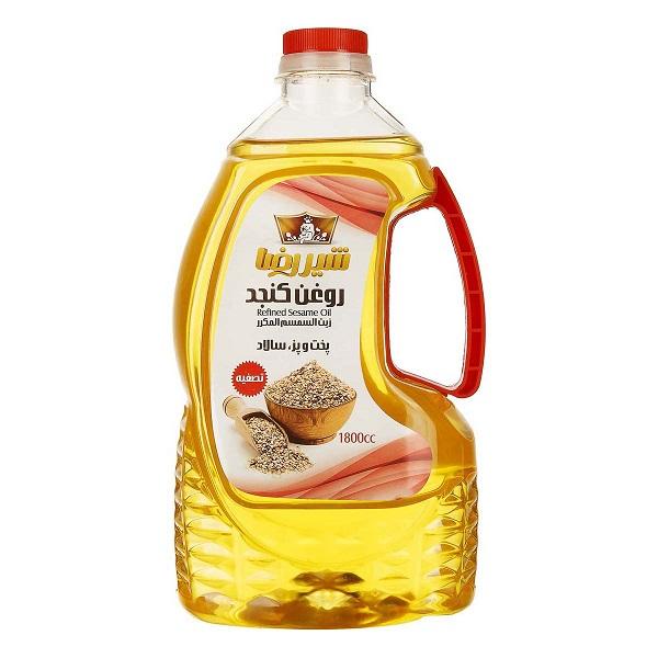 شیررضا روغن کنجد تصفیه 1800 سی سی