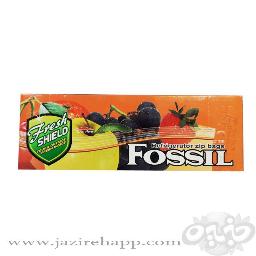 فسیل کیسه فریزر زیپ دار ۱۸*۲۵  40 عددی