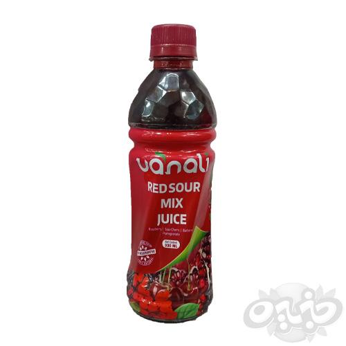 وانالی نوشیدنی  مخلوط قرمز ترش 320 سی سی