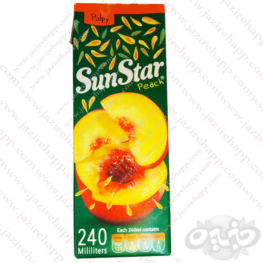 سان استار آبمیوه هلو پالپ دار۲۴۰ سی سی