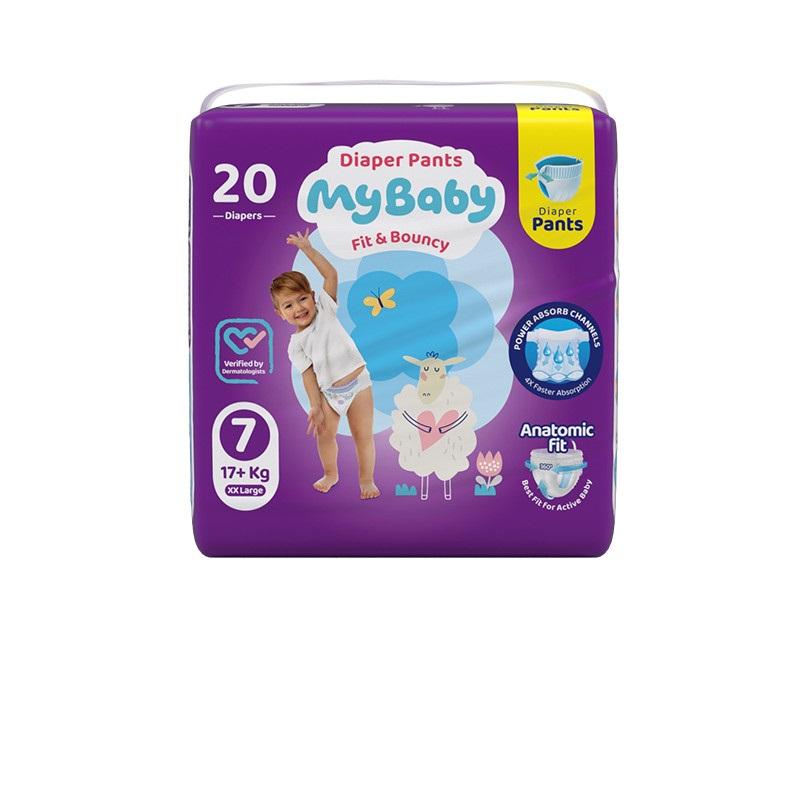 مایبیبی پوشک شورتی کانالدار سایز 7