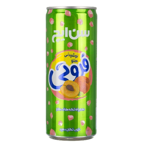 سن ایچ نوشیدنی هلو فروتی قوطی ۲۵۰ سی سی(نجم خاورمیانه)