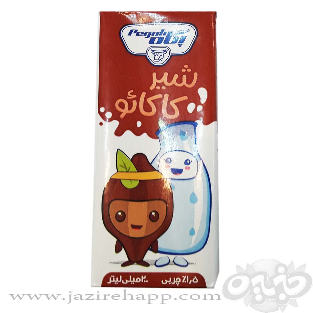 پگاه شیر کاکائو پاکتی ۲۰۰سی سی اسلیم(نجم خاورمیانه)