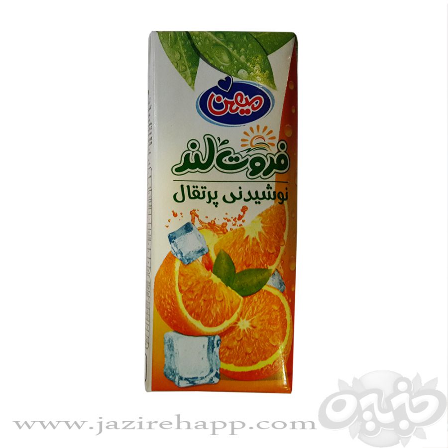 فروت لند نوشیدنی پرتقال بدون پالپ ۲۰۰ سی سی(نجم خاورمیانه)