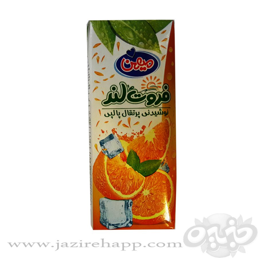 فروت لند نوشیدنی پرتقال پالپی ۲۰۰ سی سی(نجم خاورمیانه)
