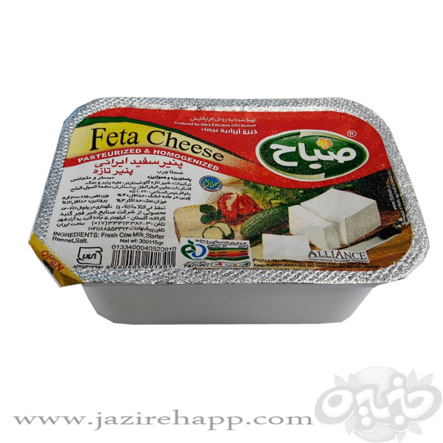 صباح پنیر سفید ایرانی ۳۰۰ گرمی(نجم خاورمیانه)
