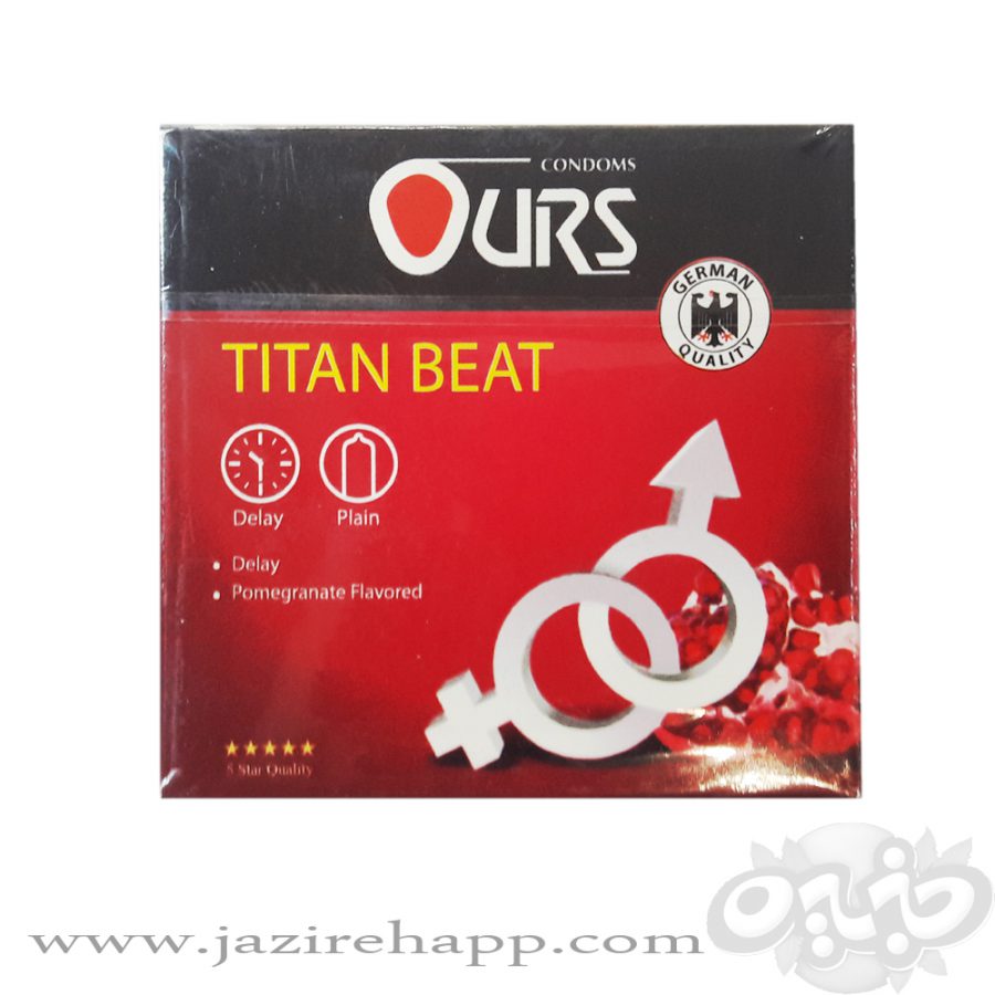 Titan Beat کاندوم تاخیری تنگ کننده انار(نجم خاورمیانه)