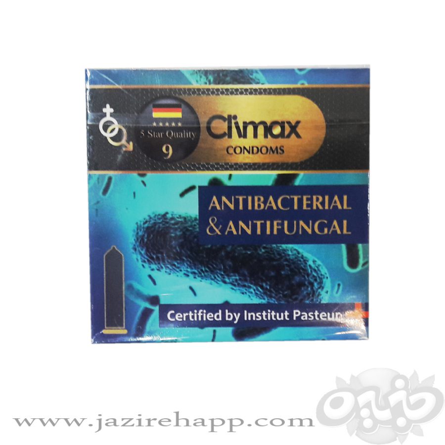 CLIMAX کاندوم آنتی باکتریال و ضد قارچ ۳ عددی(نجم خاورمیانه)