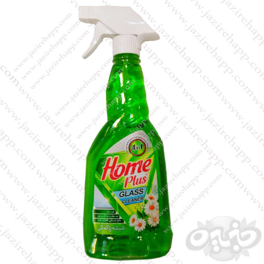 Home Plus مایع شیشه پاک کن ضد بخار و ضد گرد و غبار سبز ۵۰۰ گرمی(نجم خاورمیانه)