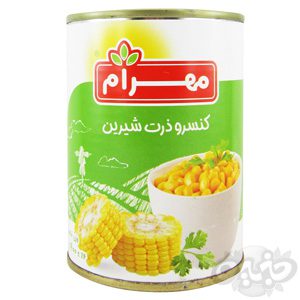 مهرام کنسرو ذرت شیرین  ایزی اوپن 400 گرم(نجم خاورمیانه)