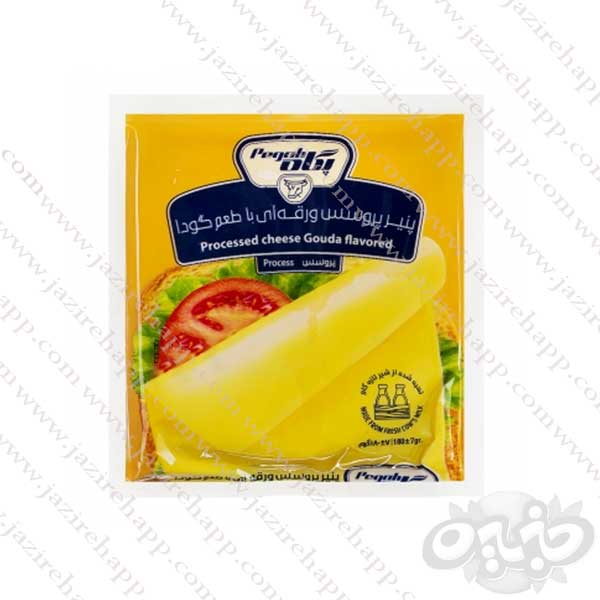 پگاه پنیر پرورده ورقه ای با طعم گودا ۱۸۰ گرمی(نجم خاورمیانه)