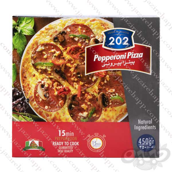 202 پیتزا پپرونی با نان ایتالیایی(نجم خاورمیانه)