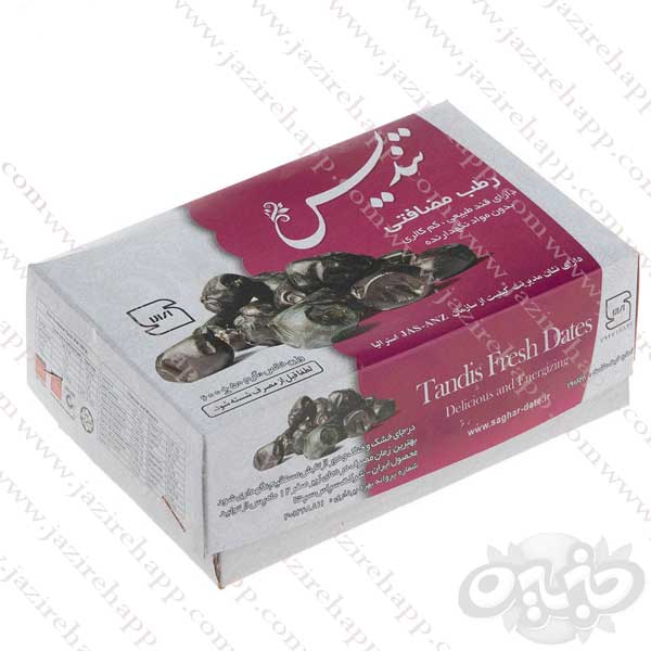 تندیس خرما پاکتی جعبه (مضافتی) ۶۰۰ گرمی(نجم خاورمیانه)
