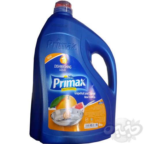 پریمکس مایع ظرفشویی  رایحه پرتقالی 3750 گرم نارنجی(نجم خاورمیانه)