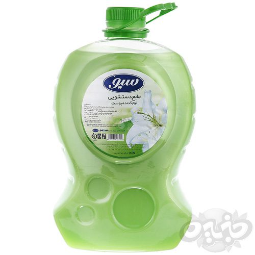 سیو مایع دستشویی ۴ لیتری طرح حباب سبز(نجم خاورمیانه)