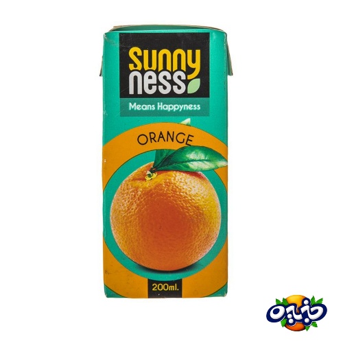 سانی نس نوشیدنی پرتقال ۲۰۰ سی سی پاکتی(نجم خاورمیانه)