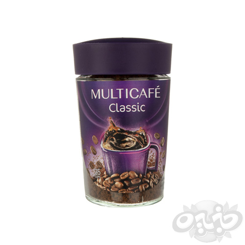 مولتی کافه کلاسیک قهوه فوری شیشه ای 50 گرم(نجم خاورمیانه)