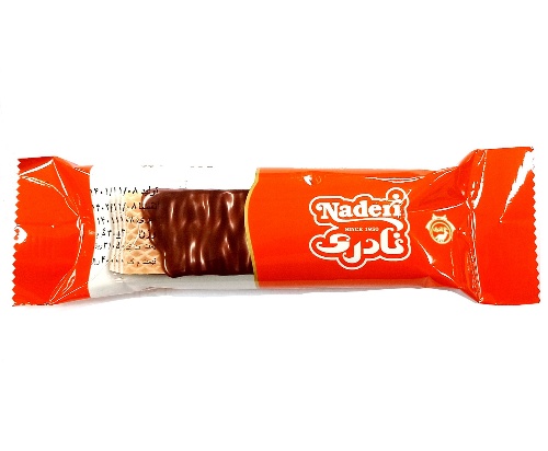 نادری ویفر روکش دار شکلاتی پرتقالی 30گرم(نجم خاورمیانه)