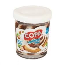 کوپا شکلات صبحانه دورنگ شیشه ای 200گرم(نجم خاورمیانه)