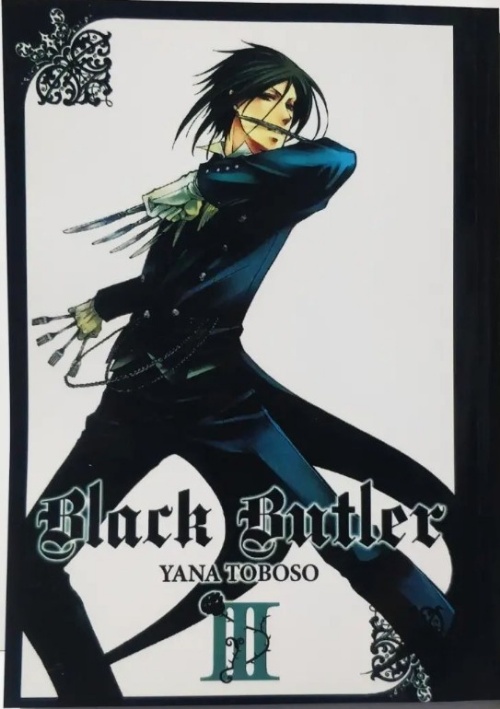 مانگا  black butler   جلد ۳( انگلیسی )(هانابوک)