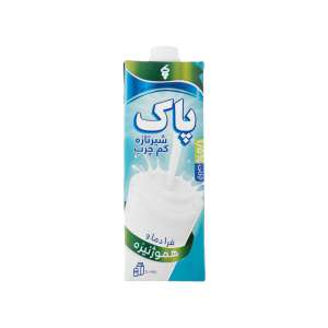 پاک شیرپاکتی استریلیزه یک لیتر کم چرب(نجم خاورمیانه)