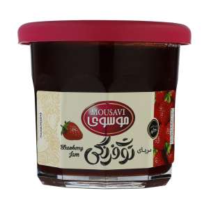 موسوی مربای ۳۲۰ گرم توت فرنگی(نجم خاورمیانه)