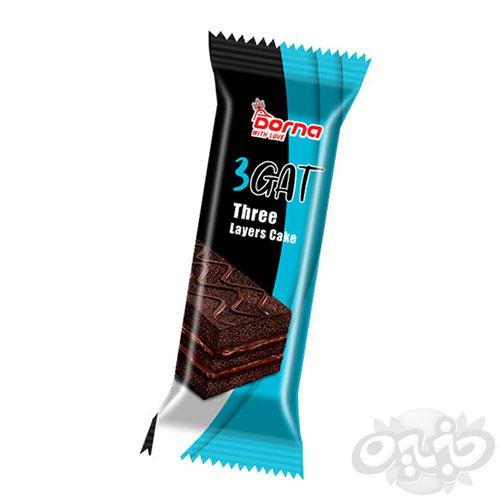درنا کیک تری گات کاکائو با کرم کاکائو 60 گرم