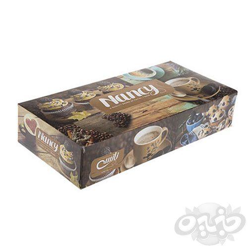 نانسی دستمال کاغذی 100 برگ دولا سفید روشنا