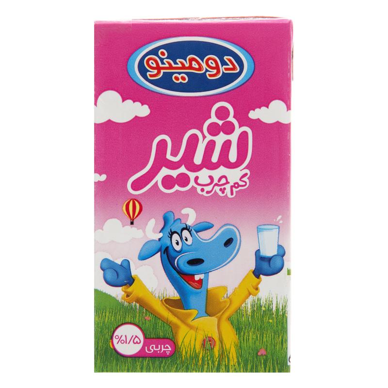 دومینو شیر کم چرب استریل ۱۲۵ میل