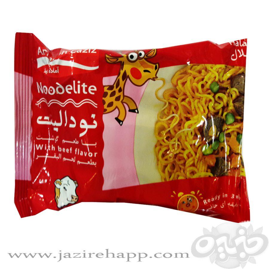 آماده لذیذ نودل گوشت ۷۵ گرمی