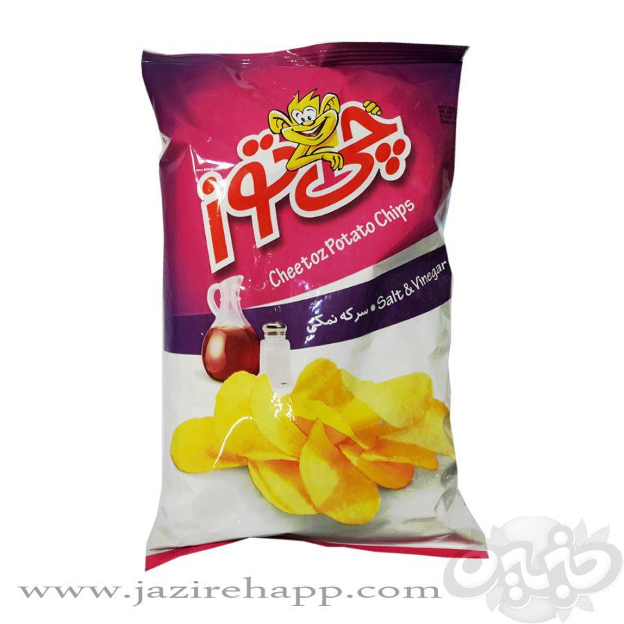 چی توز چیپس سرکه متوسط ۶۰ گرمی