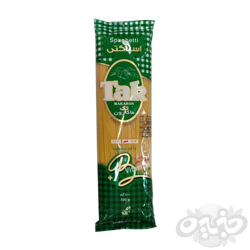 تک ماکارون اسپاگتی قطر 1 غنی شده  500 گرمی