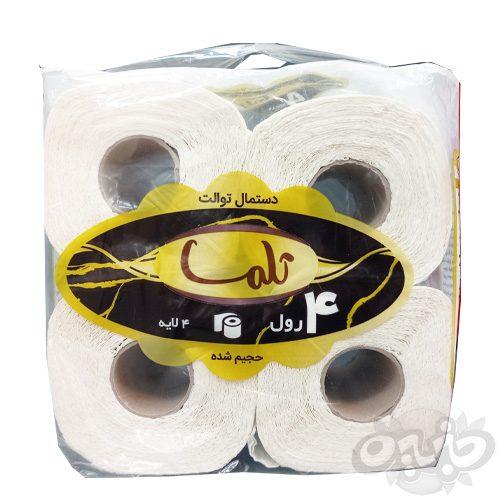 تلما دستمال توالت 4 قلو