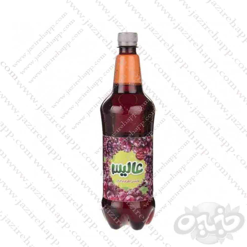 عالیس آبمیوه گازدار انگور یک لیتری