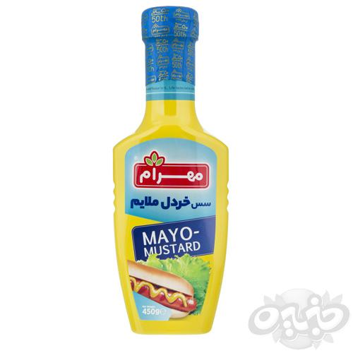 مهرام سس خردل ملایم 450 گرم پت