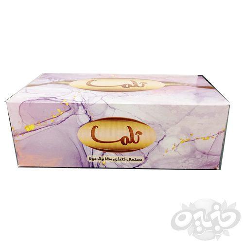 تلما دستمال کاغذی جعبه ای 150 برگ دو لا