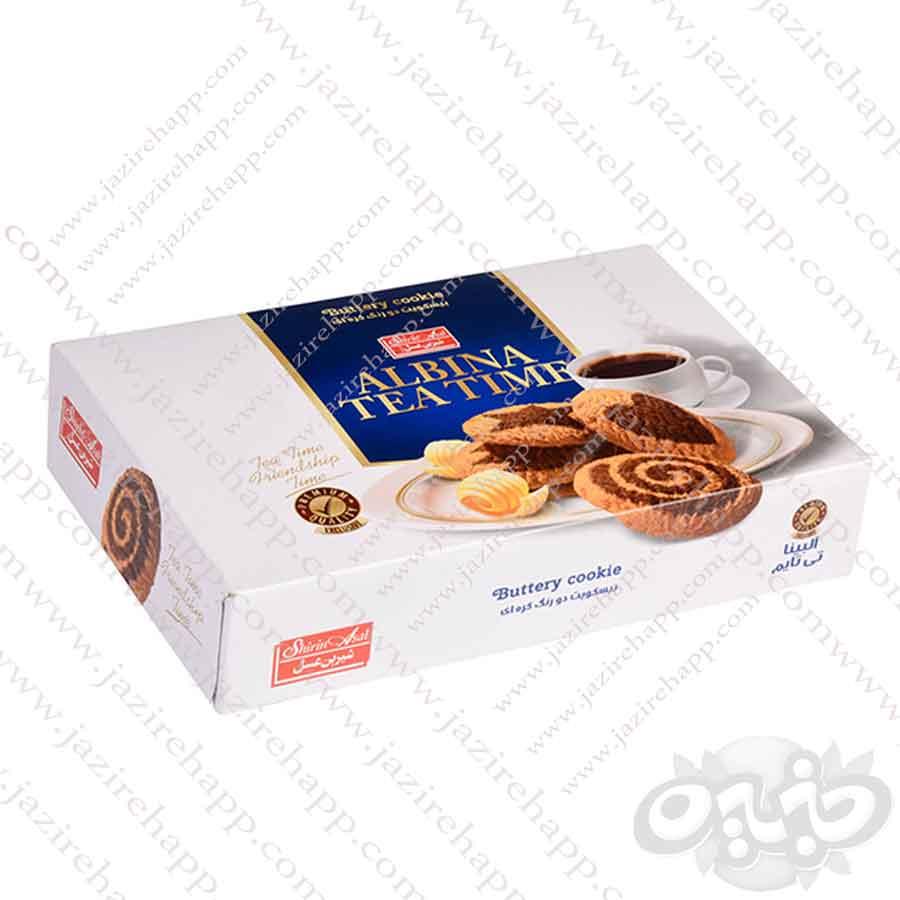 شیرین عسل بیسکویت دورنگ کره ای تی تایم  ۲۹۰ گرمی