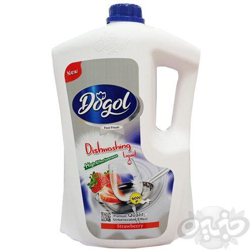 دوگل مایع ظرفشویی با رایحه توت فرنگی 3750 گرم
