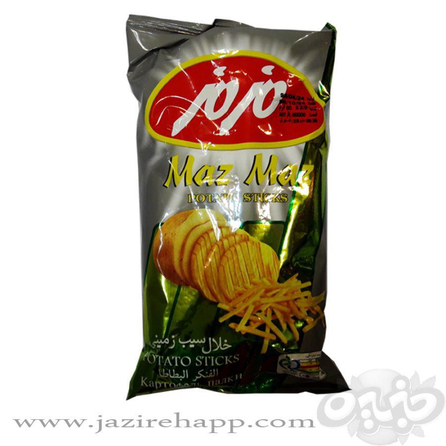 مزمز چیپس خلال ساده متوسط ۷۵ گرمی