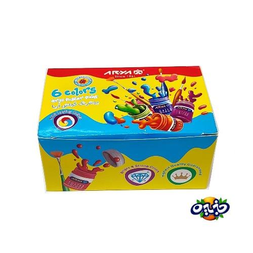 آریا گواش ۶ رنگ جعبه مقوائی