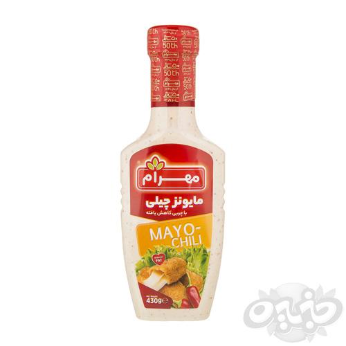 مهرام سس مایونز چیلی کم چربی 430 گرم پت