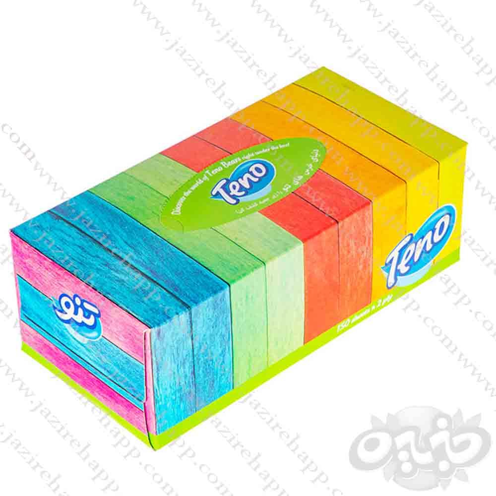 تنو دستمال کاغذی ۱۵۰ برگ دو لایه