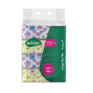 فول تایم دستمال کاغذی سافت 250 برگ 4 عددی