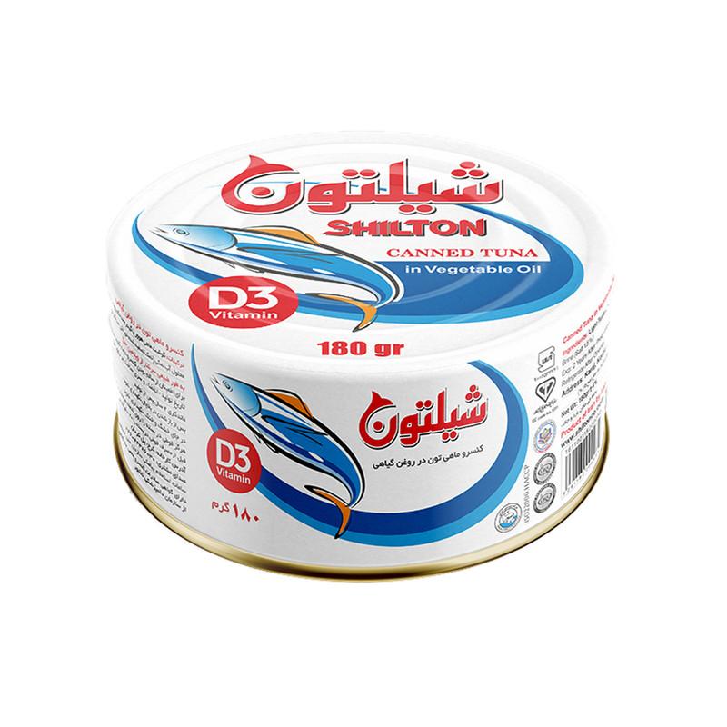 شیلتون کنسرو ماهی با درب کلیدی در روغن 180 گرمی