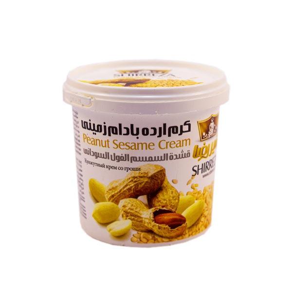 شیررضا کرم ارده ۲۰۰ گرمی بادام زمینی