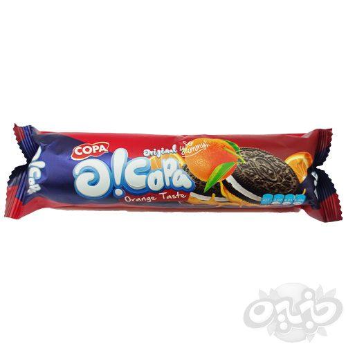 اوکوپا بیسکویت کاکائویی با طعم پرتقالی 90 گرم