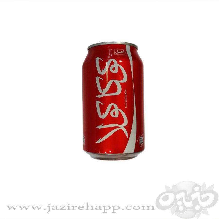 کوکاکولا نوشابه کولا قوطی ۳۳۰ سی سی